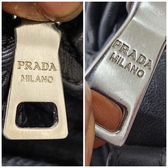 Authentic PRADA Nappa Leather Gaufre Tote Bag Black - Picture 15 of 15